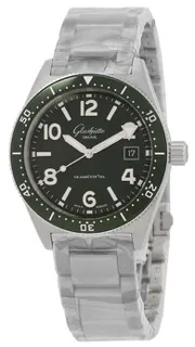 Glashütte SeaQ 1-39-11-13-83-70 Stainless steel Green