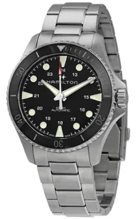 Hamilton Khaki Navy Scuba H82515130 Stainless steel Black