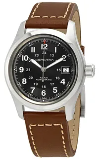 Hamilton Khaki Field H70455533 Stainless steel Black