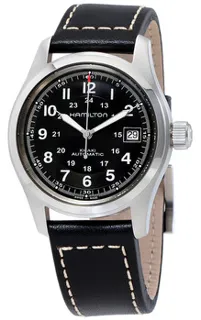 Hamilton Khaki Field H70455733 Stainless steel Black