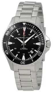 Hamilton Khaki Navy H82335131 40mm Stainless steel Black