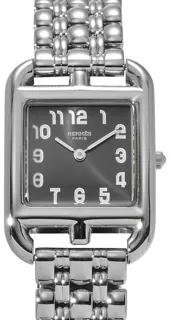 Hermès Cape Cod CC1.210 23mm Stainless steel Gray