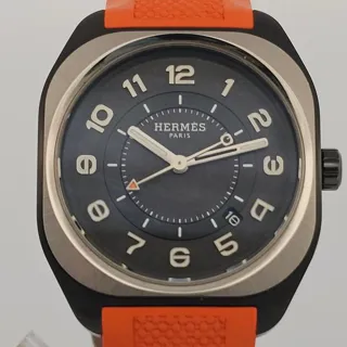 Hermès Cape Cod W049430WW00 39mm Titanium Black