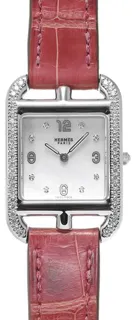 Hermès Cape Cod CC1.232 23mm Stainless steel White