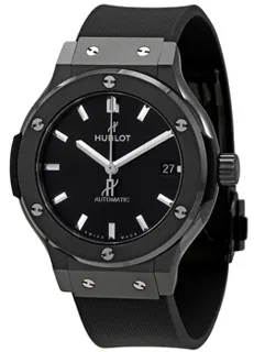 Hublot Classic Fusion 45, 42, 38, 33  565.CM.1470.RX Black ceramic Black