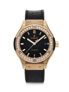 Hublot Classic Fusion 565.OX.1480.RX.1204 38mm Yellow gold Black