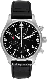 IWC Pilot IW377709 Stainless steel Black