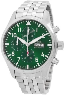 IWC Pilot IW3780-06 Stainless steel Green