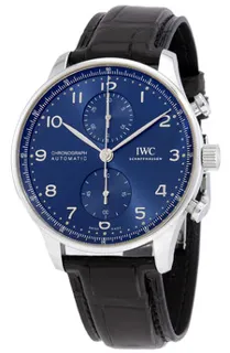 IWC Portuguese IW371606 Stainless steel Blue