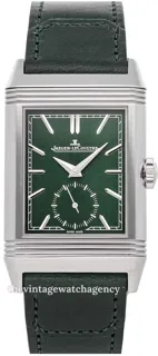 Jaeger-LeCoultre Reverso Tribute 3978430 brushed/polished steel green