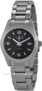 Longines Conquest Classic L2.285.4.56.6 Stainless steel Black