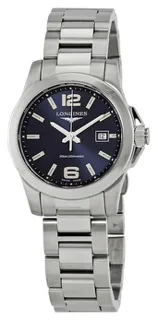 Longines Conquest L3.376.4.96.6 Stainless steel Blue