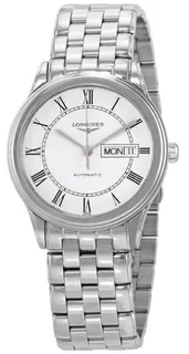 Longines Flagship L4.899.4.21.6 Stainless steel White