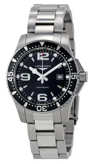 Longines HydroConquest L3.730.4.56.6 Stainless steel Black