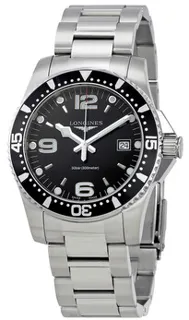 Longines HydroConquest L3.740.4.56.6 Stainless steel Black