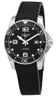 Longines HydroConquest L3.781.4.56.9 Stainless steel Black