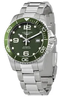 Longines HydroConquest L3.782.4.06.6 Stainless steel Green