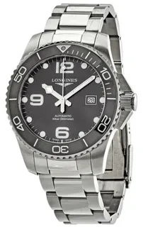 Longines HydroConquest L3.782.4.76.6 Stainless steel Gray