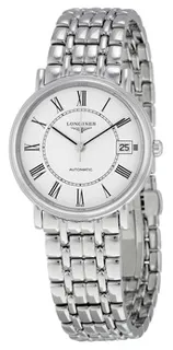 Longines Présence L48214116 Stainless steel White