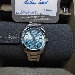 Mathey-Tissot H1450ATABU 40mm Stainless steel Blue