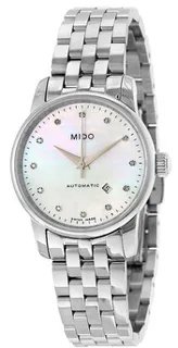 Mido Baroncelli II M7600.4.69.1 Stainless steel White