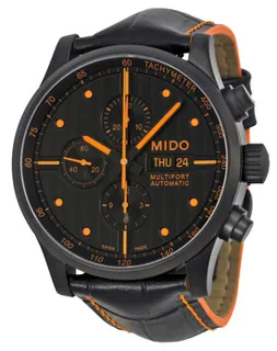 Mido Multifort M005.614.36.051.22 Stainless steel Black