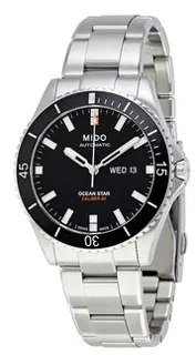 Mido Ocean Star M026.430.11.051.00 Stainless steel Black