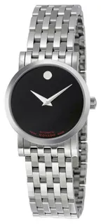 Movado Red Label 0606107 Stainless steel Black