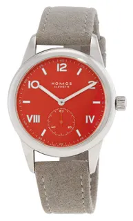 NOMOS Club Campus 716 Stainless steel Red