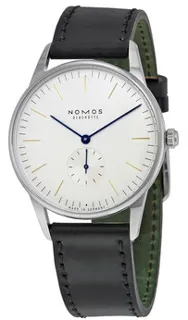 NOMOS Orion 38 384 Stainless steel Galvanized$White Silver-plated