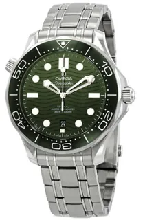 Omega Seamaster Diver 300M 210.30.42.20.10.001 Stainless steel Green