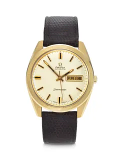 Omega Seamaster 168.032 37mm Gold-plated and 14k yellow gold Champagne