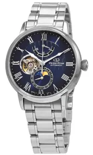 Orient Orient Star RE-AY0103L00B Stainless steel Blue (Open Heart)