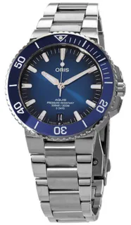 Oris Aquis 01 400 7763 4135-07 8 24 09PEB Stainless steel Blue