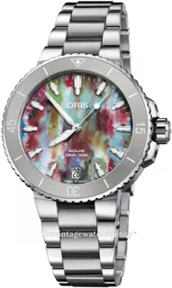 Oris Aquis 01 733 7770 4150-Set Stainless steel Multi-colored