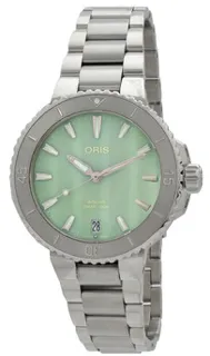 Oris Aquis 01 733 7770 4157-07 8 18 05P Stainless steel Green