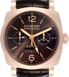 Panerai Radiomir 1940 PAM 00502 Rose gold brown