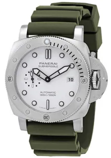 Panerai Submersible PAM 01226 Stainless steel White