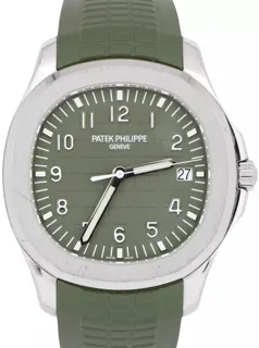 Patek Philippe Aquanaut 5168G-010 White gold Green