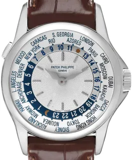 Patek Philippe World Time 5110G-001 White gold silver