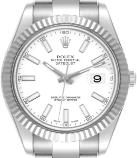 Rolex Datejust II 116334 Stainless steel White