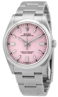 Rolex Oyster Perpetual 126000PKSO Stainless steel Candy Pink