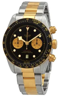 Tudor Black Bay Chronograph 79363N-0001 41mm Yellow gold and Stainless steel Black