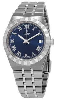 Tudor Royal M28400-0006 Stainless steel Blue