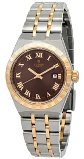 Tudor Royal M28303-0008 Yellow gold Brown