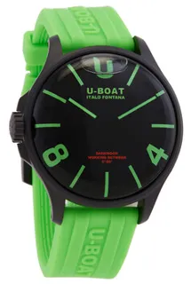 U-Boat Darkmoon 9534 Stainless steel and Black PVD Black