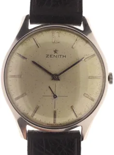 Zenith Gents big manual wind Dress Wristwatch 762A463 Stainless steel Silver