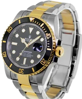 Rolex Submariner 116613LN Stainless steel and 18k yellow gold Black