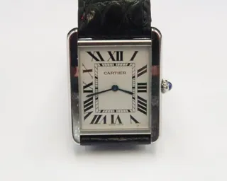 Cartier Tank Solo 27mm Stainless steel White