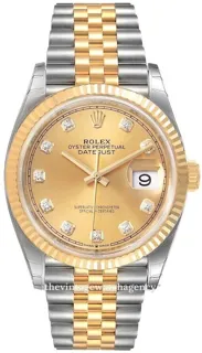 Rolex Datejust 36 126233-0017 Yellow gold and Oystersteel Golden